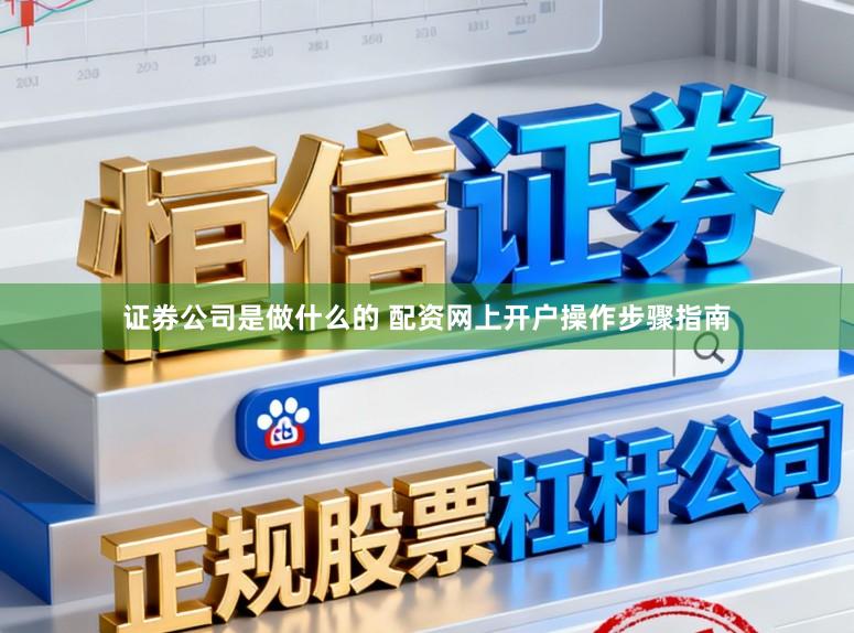 证券公司是做什么的 配资网上开户操作步骤指南